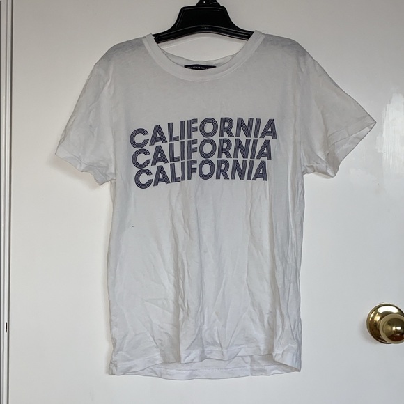 Brandy Melville white “california” shirt - Picture 1 of 3